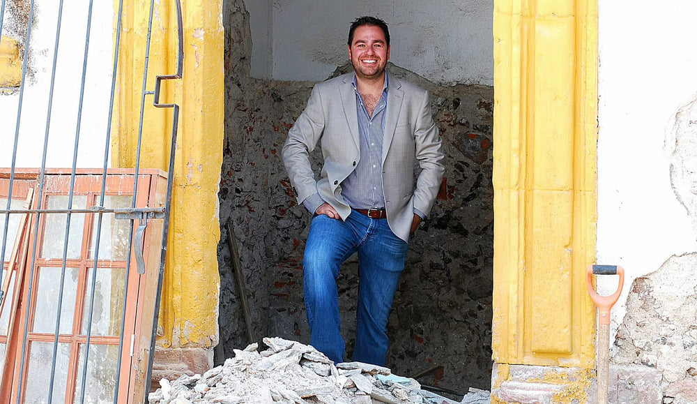 Billy Mervin en la remodelación de una casona en San Miguel de Allende